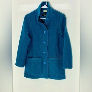 LL Bean boiled wool coat XS
